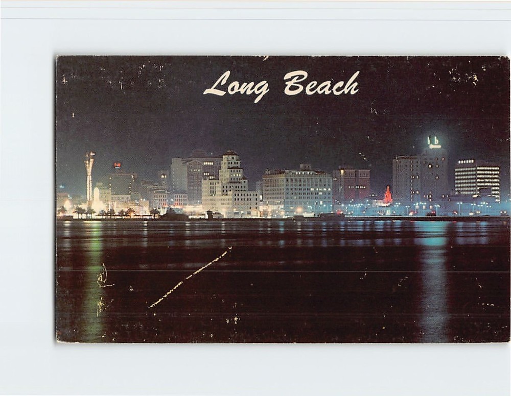 Postcard City Skyline Long Beach California USA