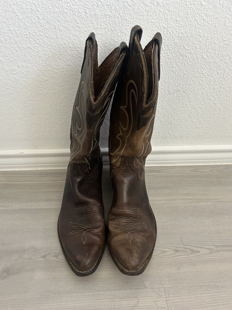 Dan Post Men's Cowboy Boots Brown Western, Size 9