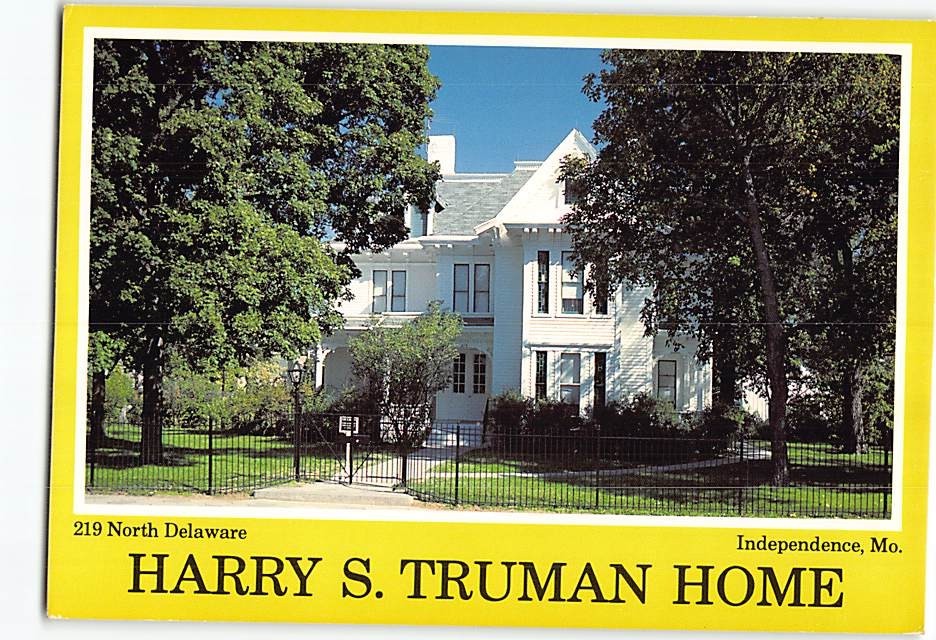 Postcard Harry S. Truman Home Independence Missouri USA