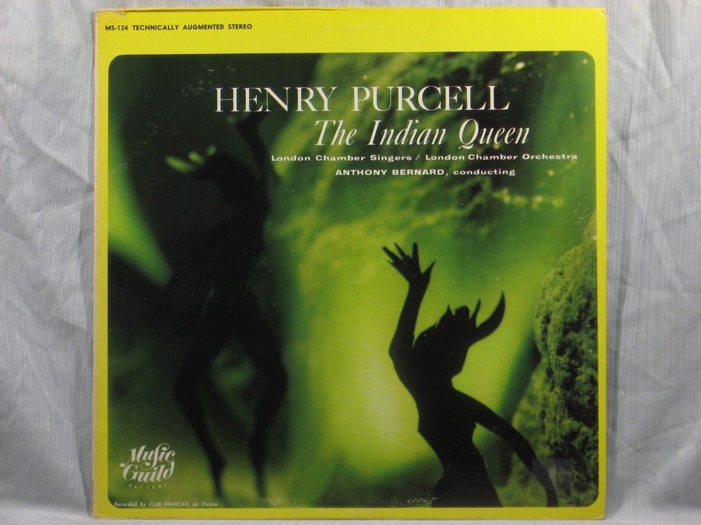 Purcell - The Indian Queen - London Chamber, Bernard - Music Guild MS-124