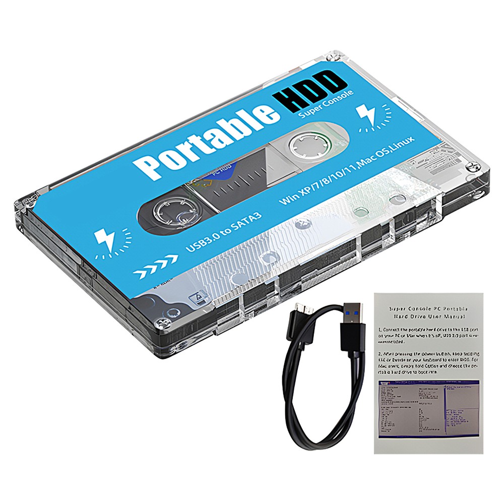 Pocket Super Game Console Plug And Play Video Game 60,000+ Games Multi Languages