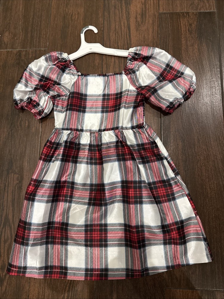 Cooper Key Girls Dress Size 8 Red Plaid
