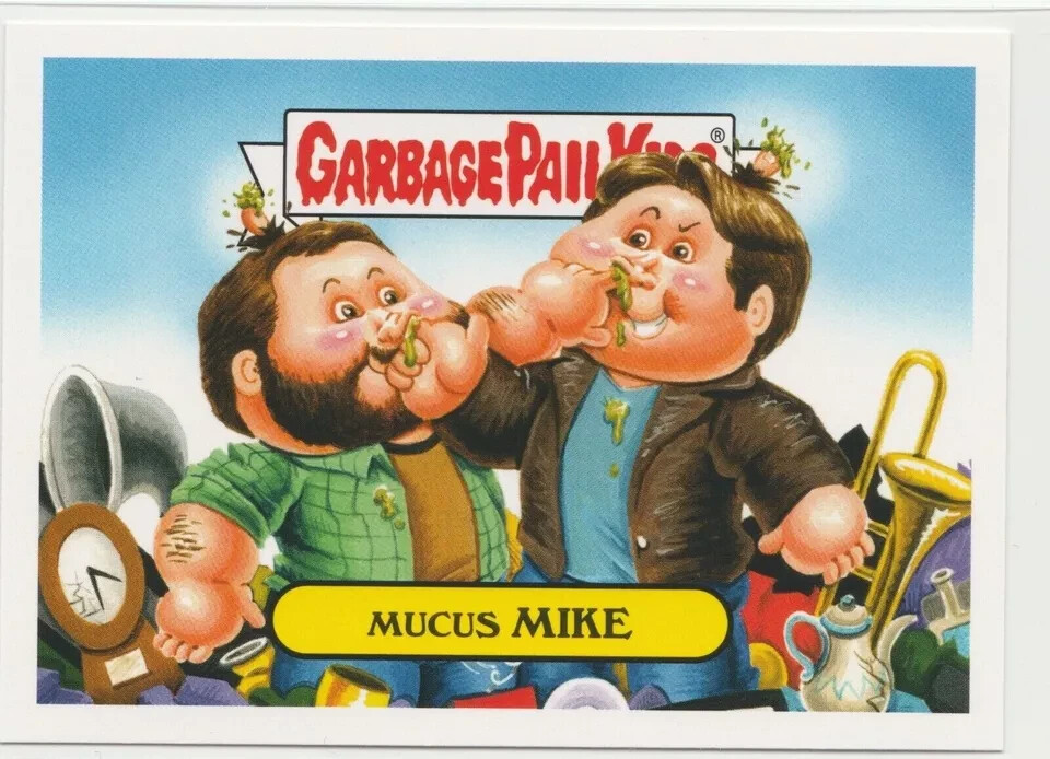 Mucus Mike 7b Garbage Pail Kids GPK 2016 Prime Slime Trashy TV Card  