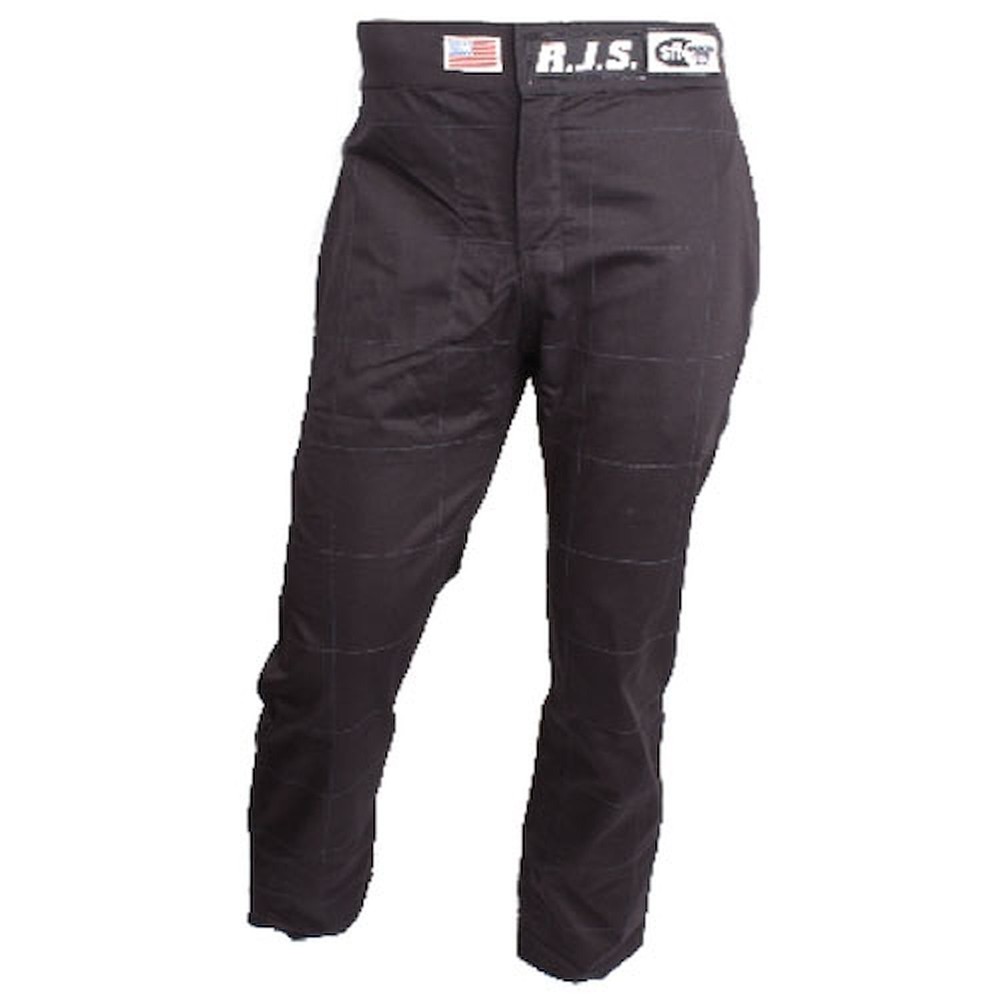 R.J.S. Safety Equipment 200410104 Elite Series Pants SFI 3.2 A/1 Medium Black