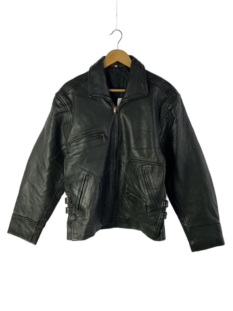 Leather Jacket Blouson/S/Leather/Blk 3502