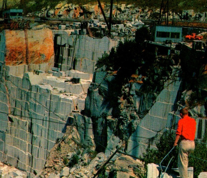 Vintage Postcard Chrome Rock Of Ages Granite Quarry Barre Vermont VT