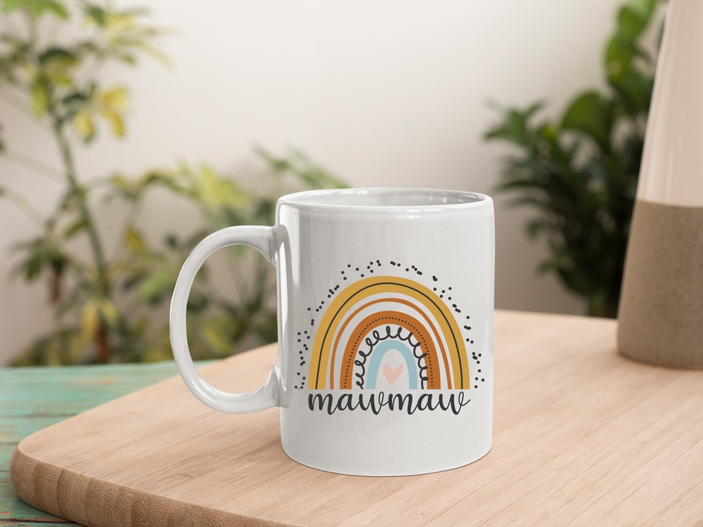 Colourful Mawmaw Rainbow Mug Unique Mother's Day Gift Idea  