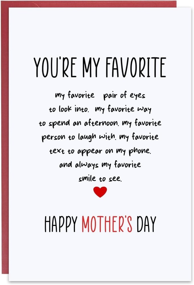 Ithmahco Mothers Day Card for Wife, Mothers Day Card from Husband, Funny Wife Ca