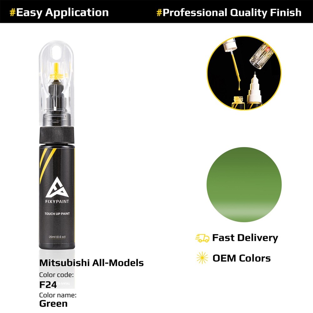 Touch up Paint for Mitsubishi Code: F24 Green Professional Quality Repair