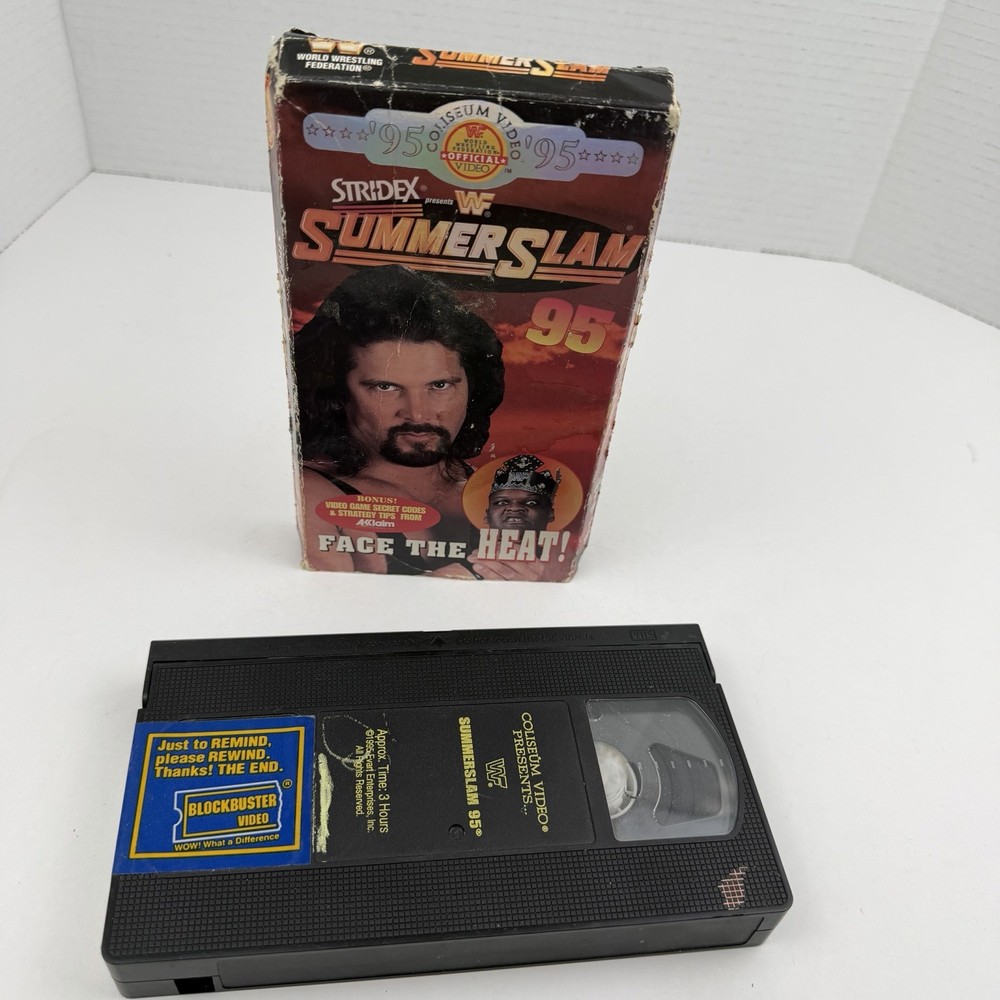 wwf SUMMERSLAM 1995 COLISEUM VIDEO vhs wrestling