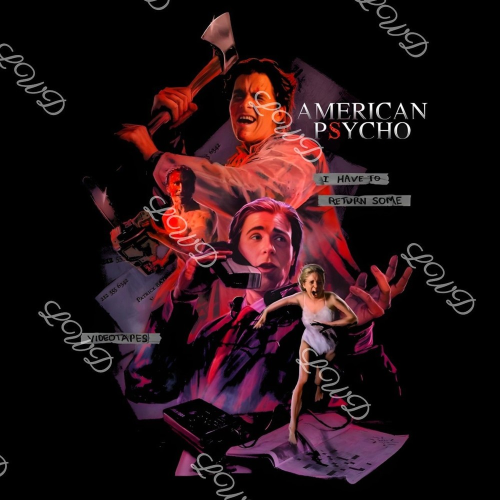 American Psycho design T-Shirt | Horror Movie Artwork