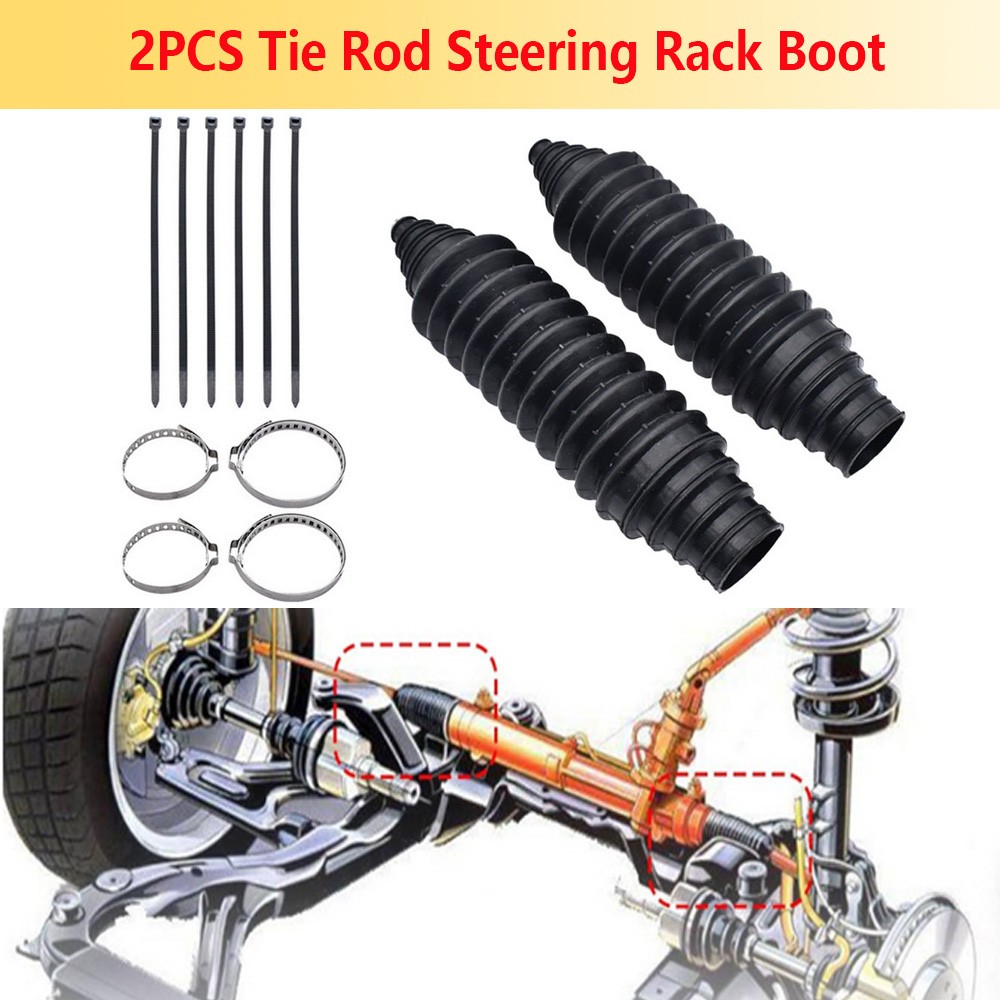 Rack Pinion Inner Tie Rod Steering Bellow Boot LH RH Pair For Ford Ranger F150