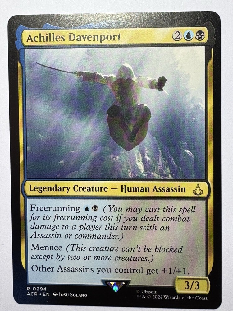 Achilles Davenport Universes Beyond: Assassin's Creed ACR R 0294 MTG Magic-image