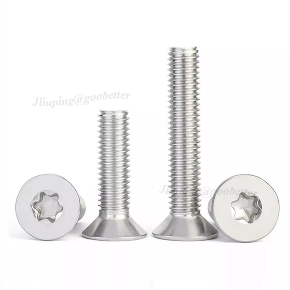 M1.4 M1.6 M2 M2.5 Torx A2 Stainless Steel Flat Head Machine Screws