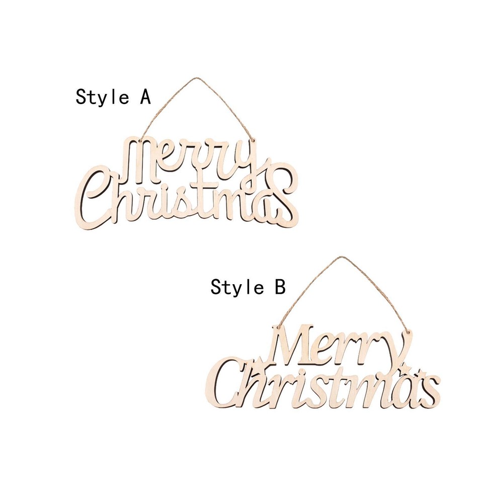Merry Christmas Farmhouse Home Decoration for Window Fireplace Living Room
