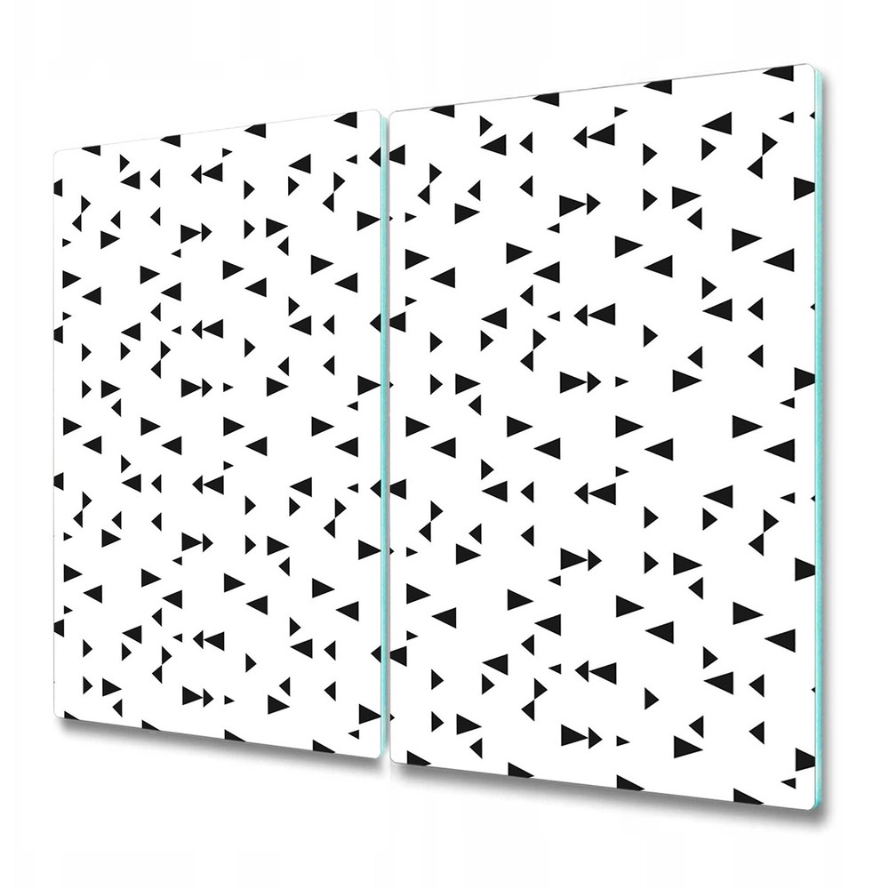 Glass Chopping Board Triangle regular shapes geometric scandinavian style