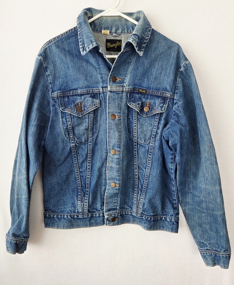 VTG Wrangler 60s/70s Denim Trucker Jacket SZ 42 M Medium