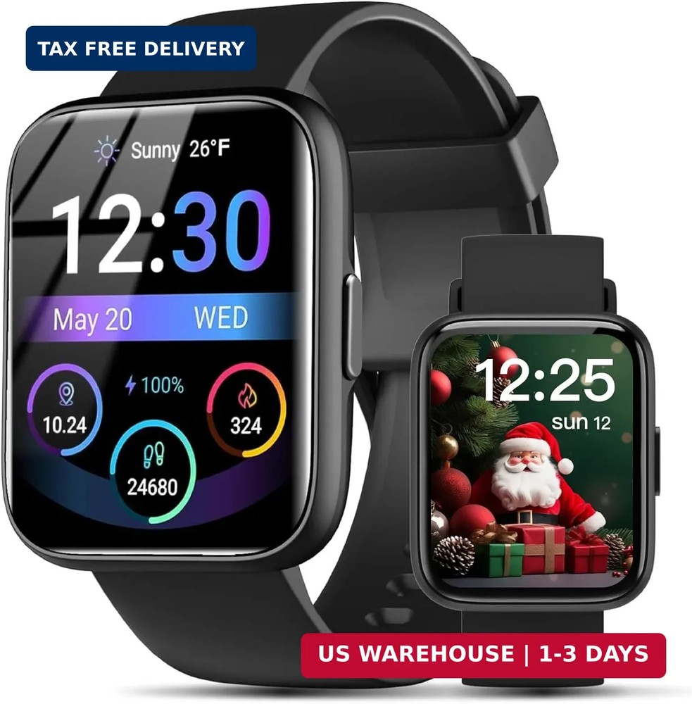 JeeJTek Smart Watches for Men Women - 1.83