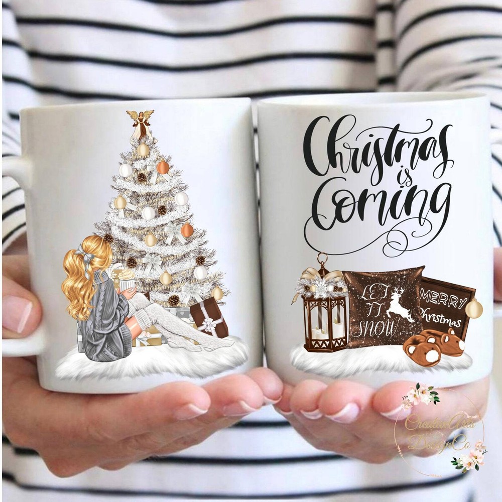Christmas Is Coming Mug Personalized Christmas Mug Stocking Stuffer Gifts Winter