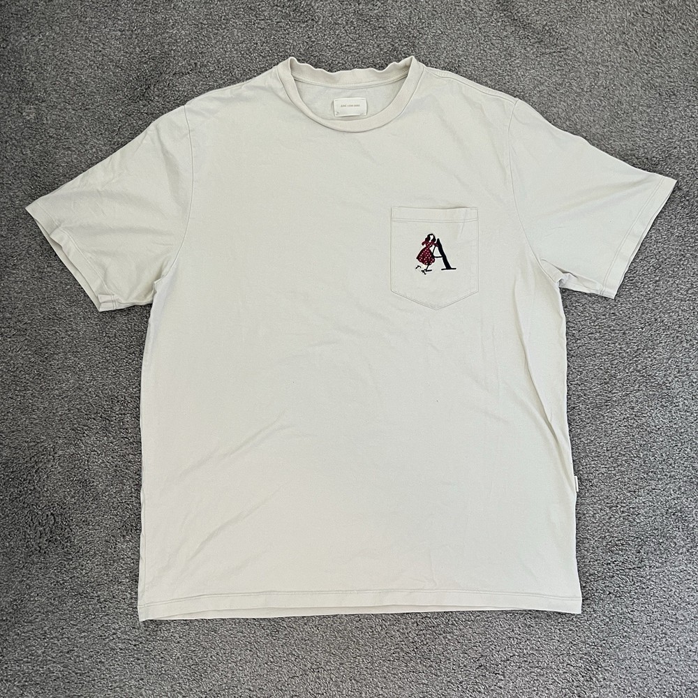 Aime Leon Dore T-Shirt Men's Size XL Pocket A Girl Logo Pre-Owned