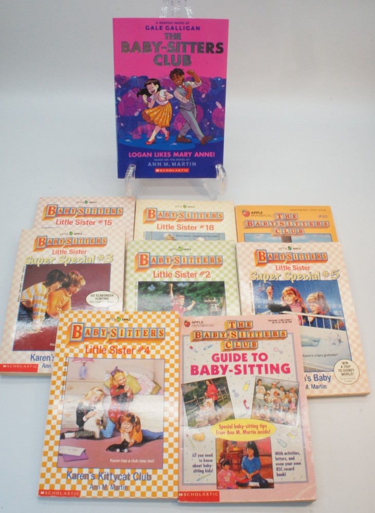 Lot of Babysitters Club Books/GuideTo Baby-Sitting/ #2, 3, 4, 5, 15, 18, 25/LLMA