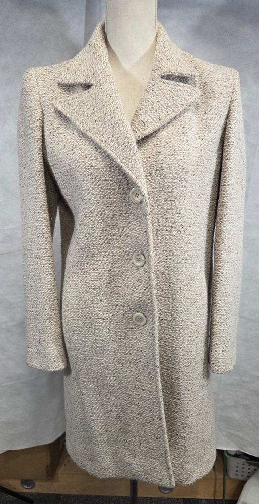 Marvin Richards Wool 3 Button Notched Lapel Coat Size 6P