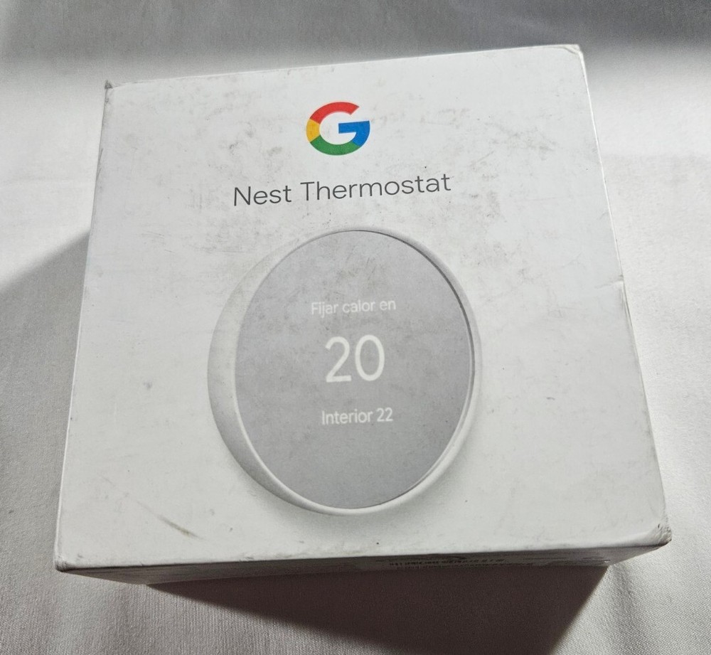 Google Nest Smart Thermostat in Snow White GA01334-US  