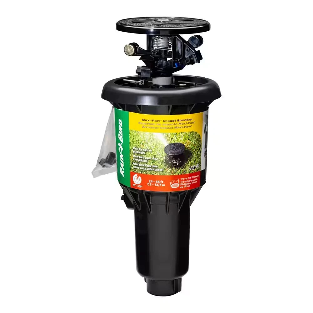 Rain Bird AG-5 Maxi-Paw 3.5 Inch Adjustable 360 Degree Pop-Up Impact Sprinkler