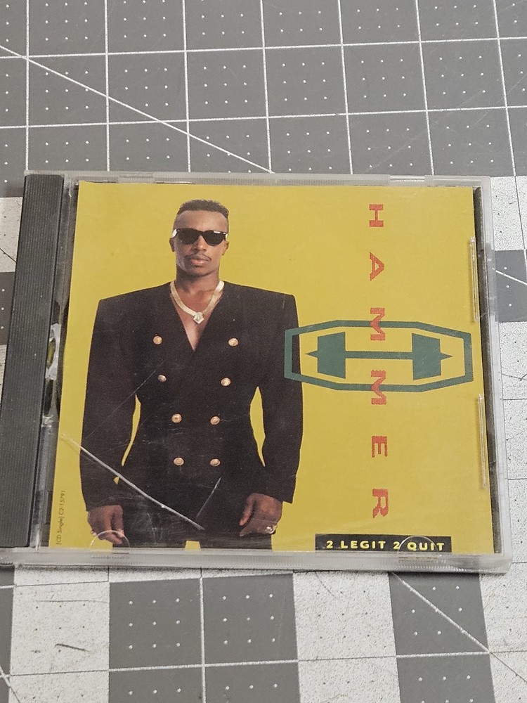 Hammer - 2 Legit 2 Quit CD Single 1991 Capitol Records Hip Hop R&B Remixes