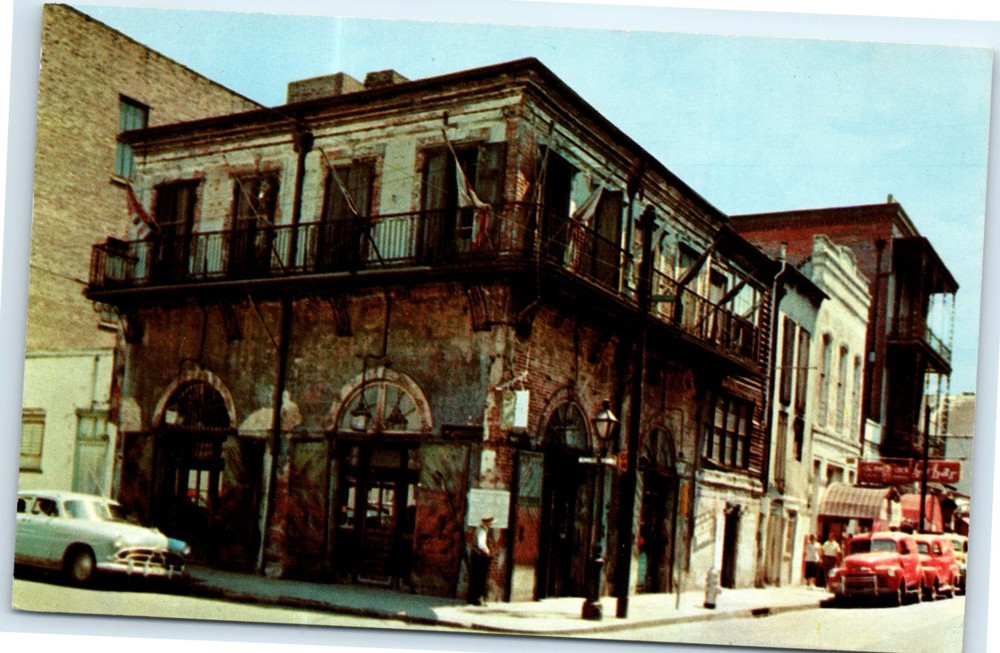 Vintage Postcard Old Absinthe House Bourbon Street French Quarter New Orleans-image