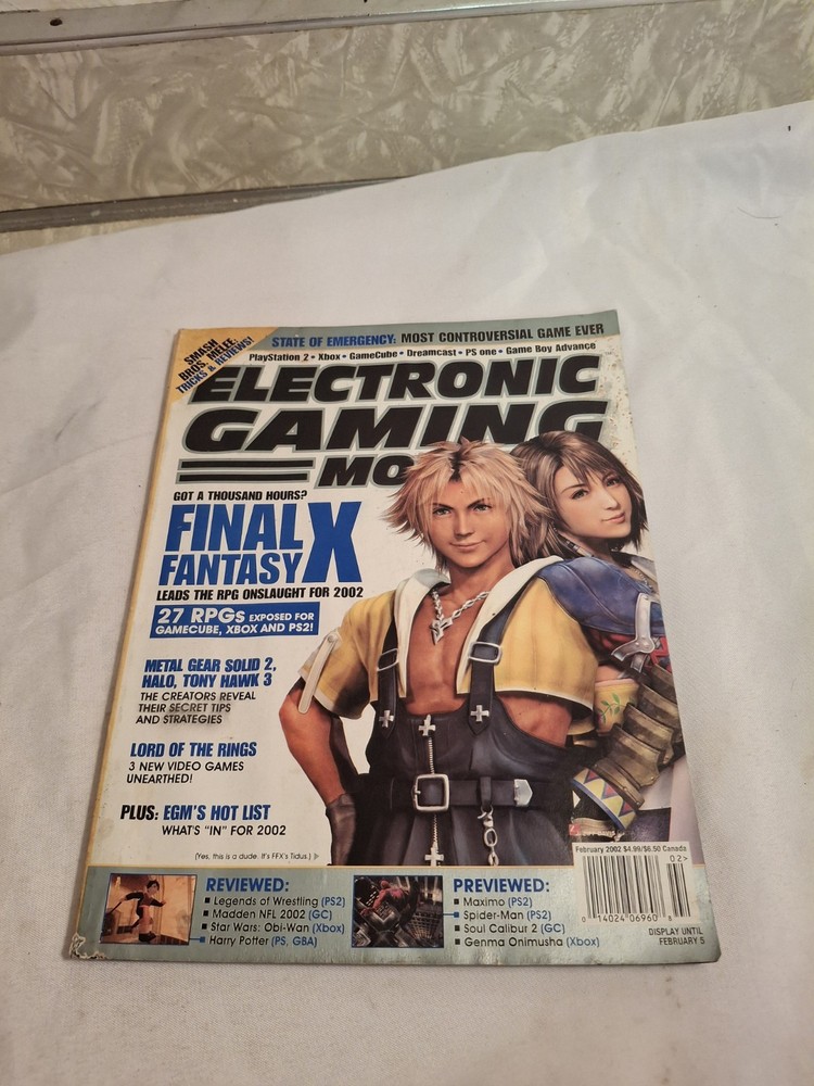EGM #151 Electronic Gaming Monthly Feb 02 Final Fantasy X
