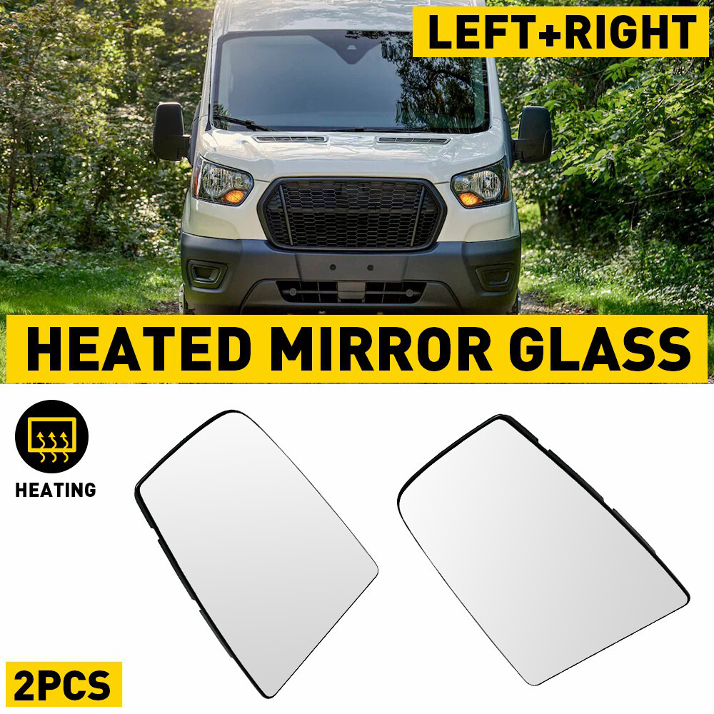 2015-2022 Ford Transit-250 Heated Passenger Side Upper Mirror Glass