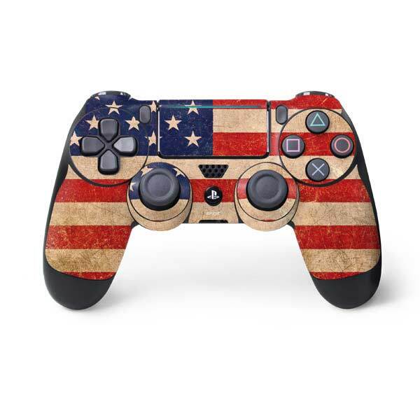 Countries of the World PS4 Pro/Slim Controller Skin - Distressed American Flag