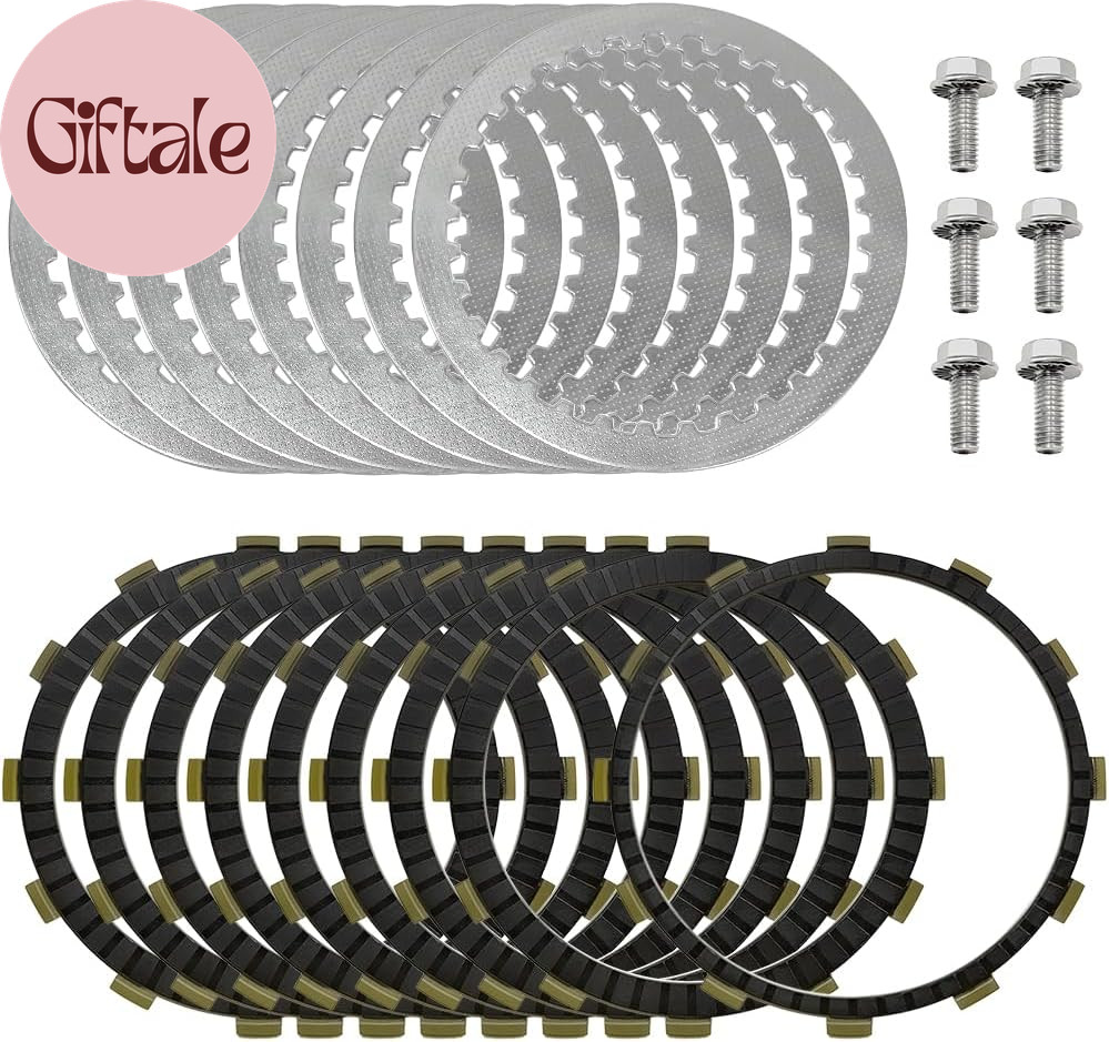 Extra Plate Friction Steel Clutch Kit for Harley Softail Street Dyna Road King T