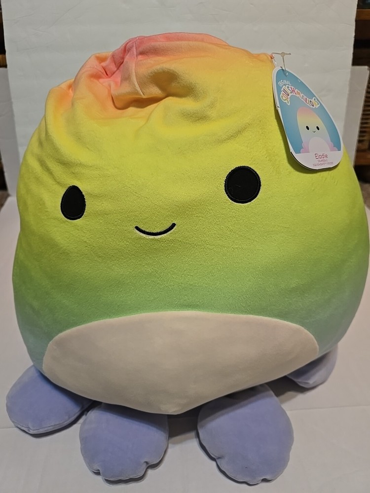 Elodie the Rainbow Octopus Squishmallow 16 inch plush toy