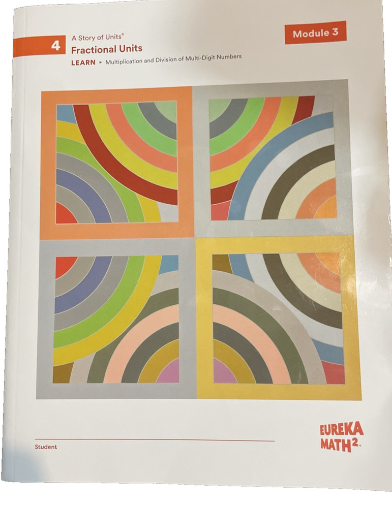 Eureka Math  Squared Grade 4 Module 3 LEARN New Student Workbook Free Shipping!
