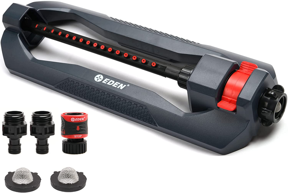 96213 Lawn & Garden Essential Oscillating Sprinkler | Water Sprinkler for Yard,C