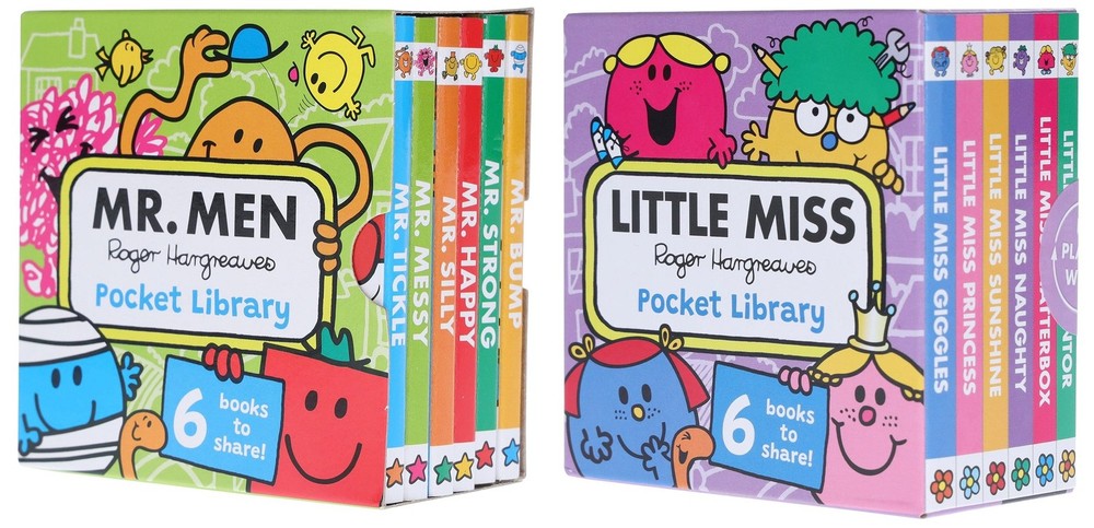 Mr. Men & Little Miss: Pocket Library 12 Mini Books Box Set - Ages 1-5 - BB