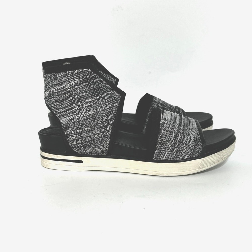 Eileen Fisher Black Knit Sport Platform Sandals Size 8.5