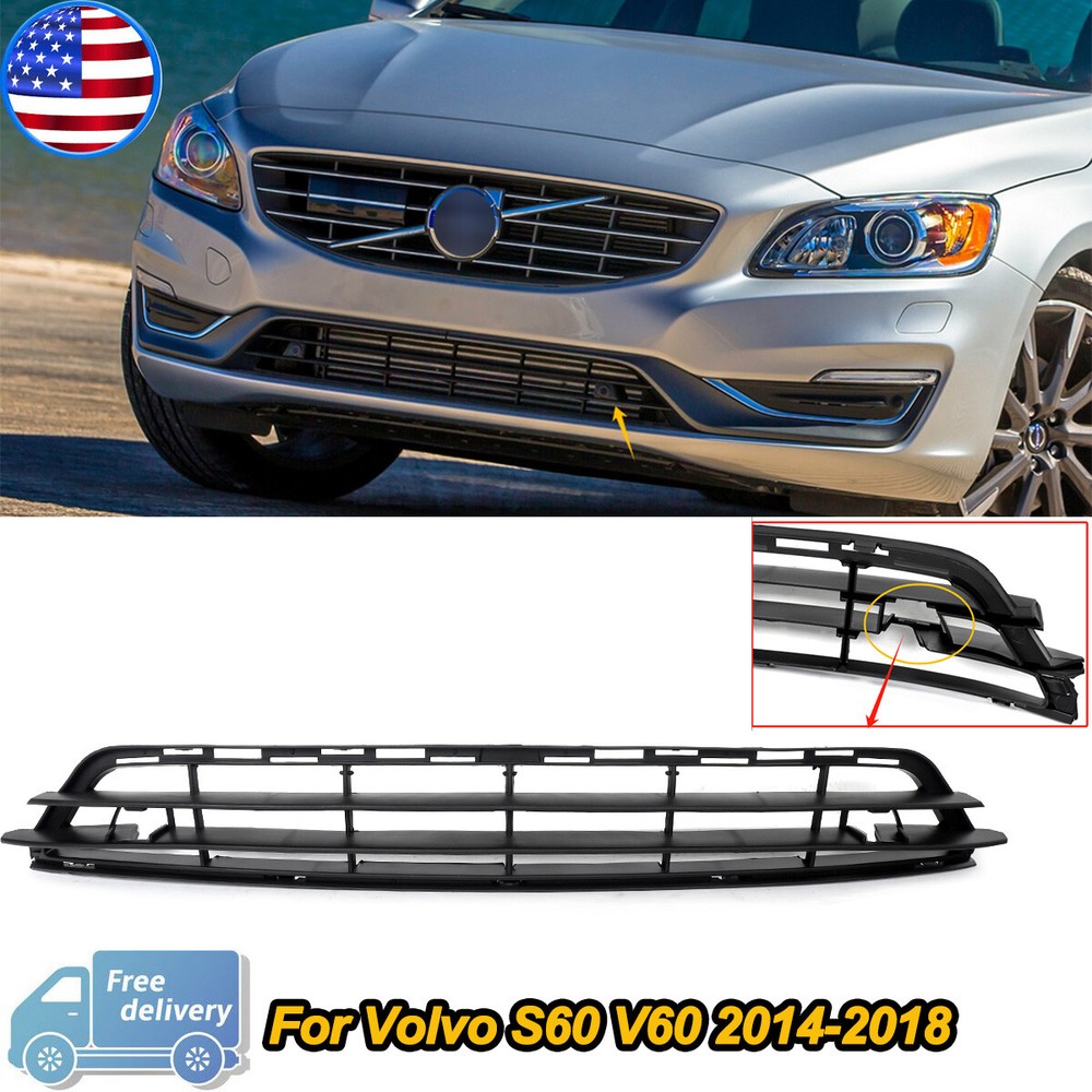 2014-2018 Volvo S60 V60 Front Lower Center Bumper Grill 31323859
