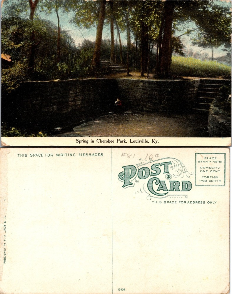 Spring in Cherokee Park Louisville Kentucky KY Postcard