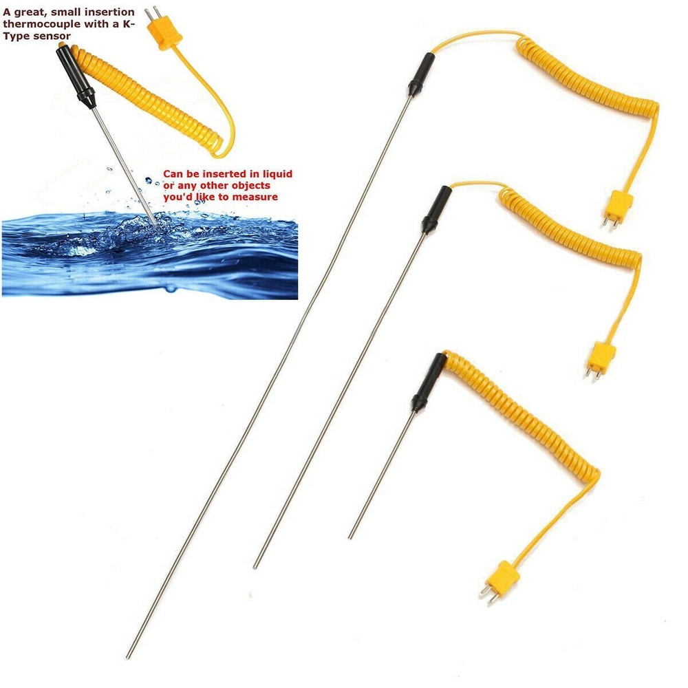 K Type Thermocouple Probe Sensor - 50℃ To 1200℃ Digital Thermometer Controller