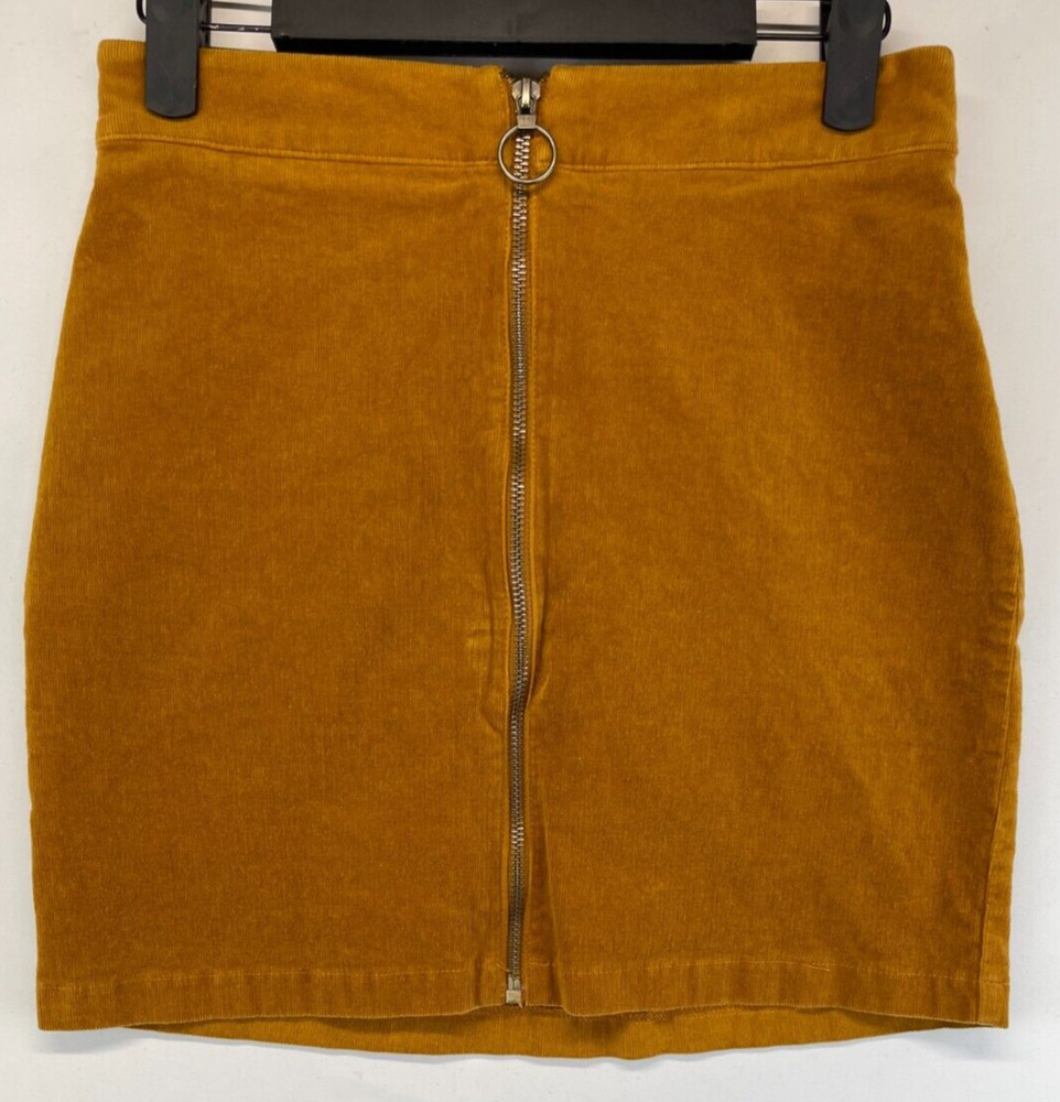 Forever 21 Corduroy Skirt - Womens Size Small - Brown - Pleated (2459)