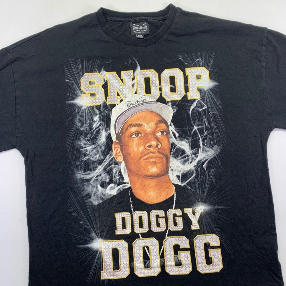 Snoop Doggy Dogg T Shirt Black XL Mens Hip Hop Rap Tee Snoop Dog Graphic Tee
