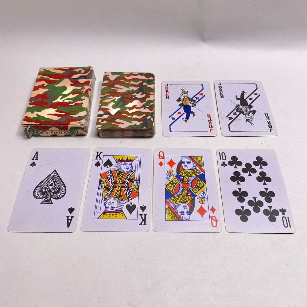Camouflage Playing Cards Deck