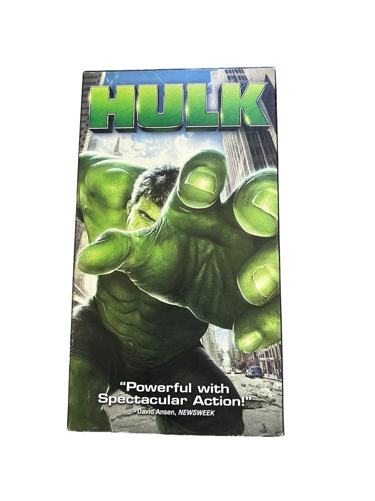 The Hulk 2003 VHS Film Tested. Superhero Action Adventure