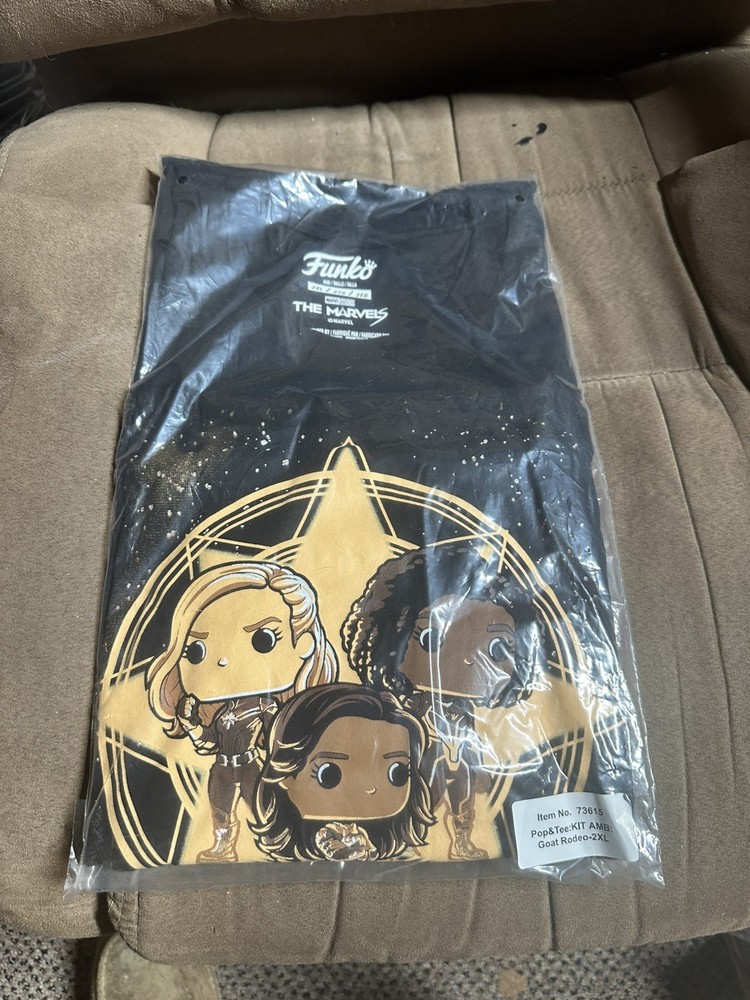 Funko Pop! The Marvels Marvel Collector Corps Exclusive T-Shirt Mens Size XXL
