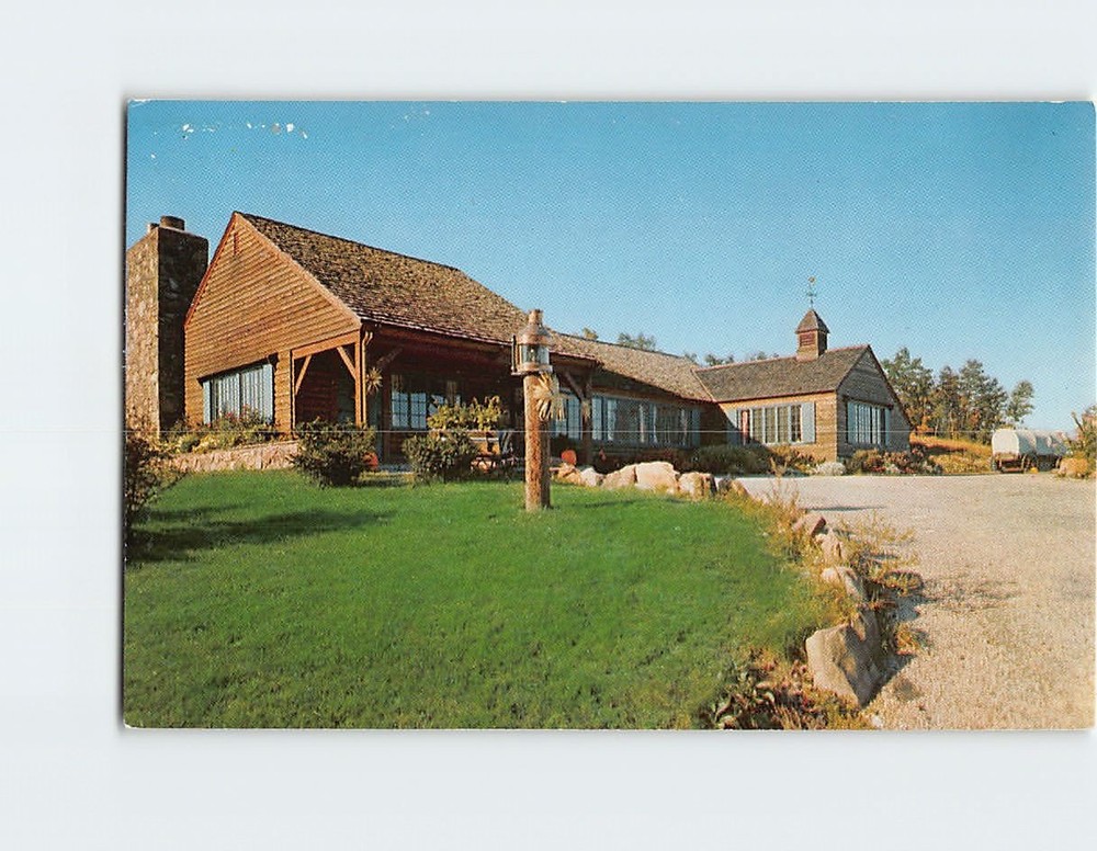 Postcard The Log Cabin Holyoke Massachusetts USA