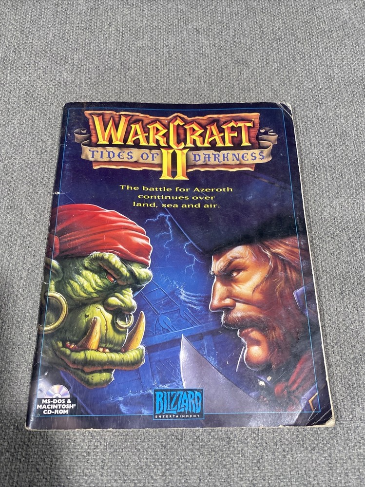 WarCraft II: Tides of Darkness PC Game Manual Only, WarCraft 2