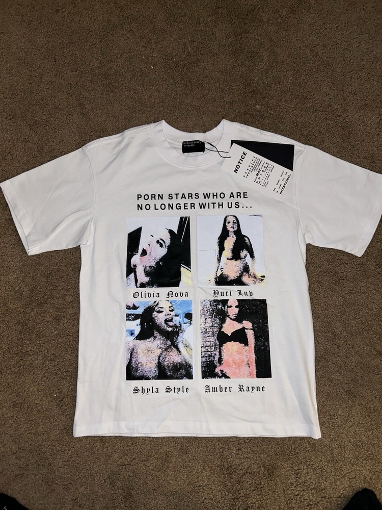 Enfants Riches Deprimes P***stars No Longer With Us Tee White Medium